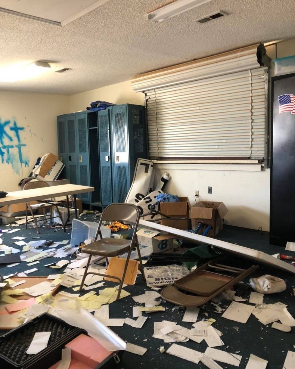 Vandalism damage