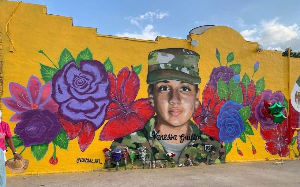 Vanessa Guillen memorial mural