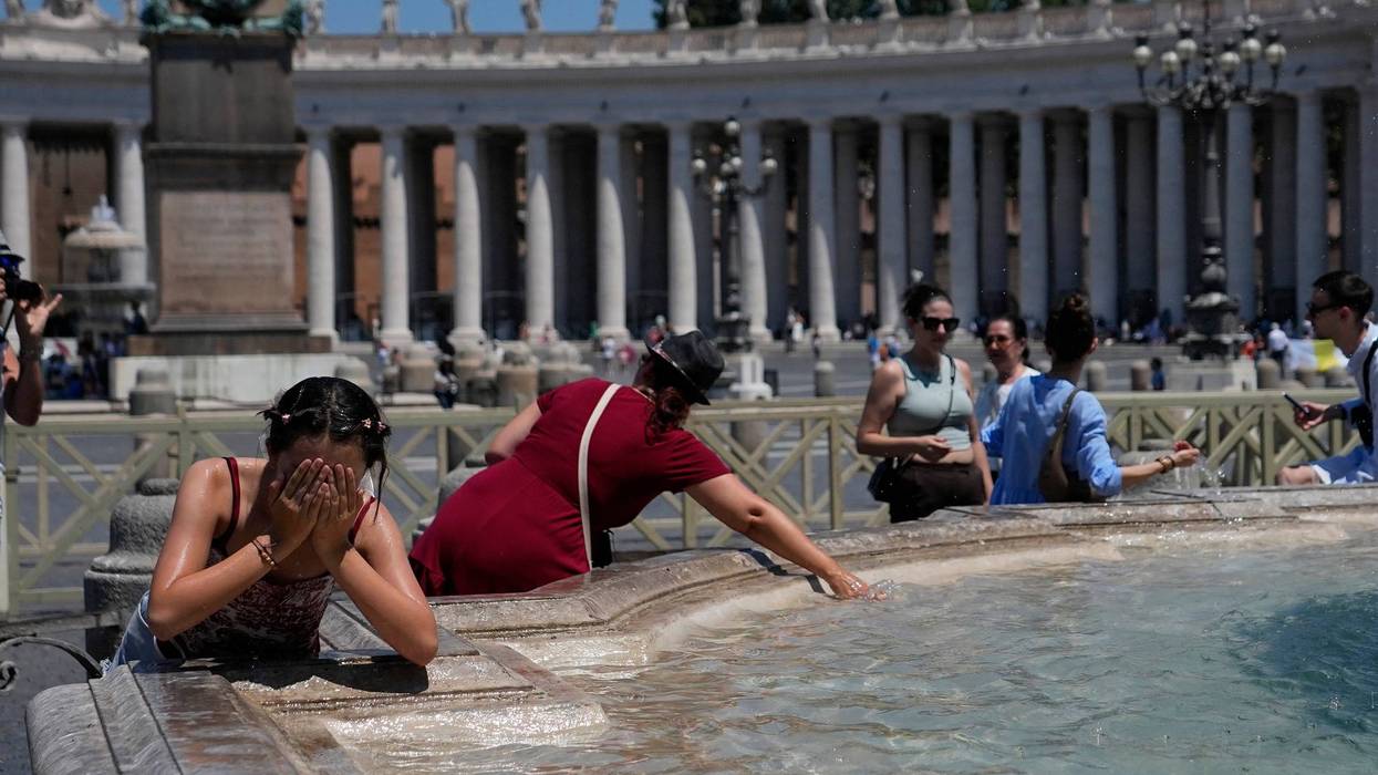 Vatican Extreme Weather Heat