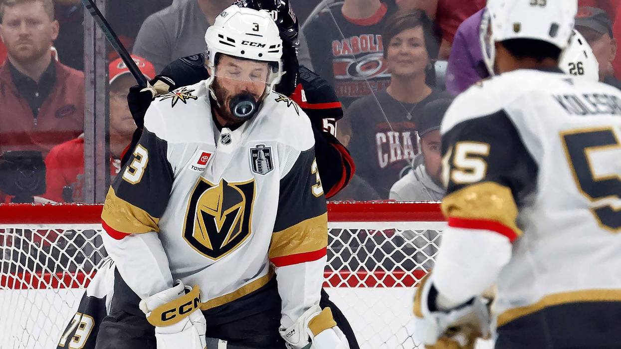 Vegas D-man Brayden McNabb's Stanley Cup Final status is unclear after taking a puck to the face