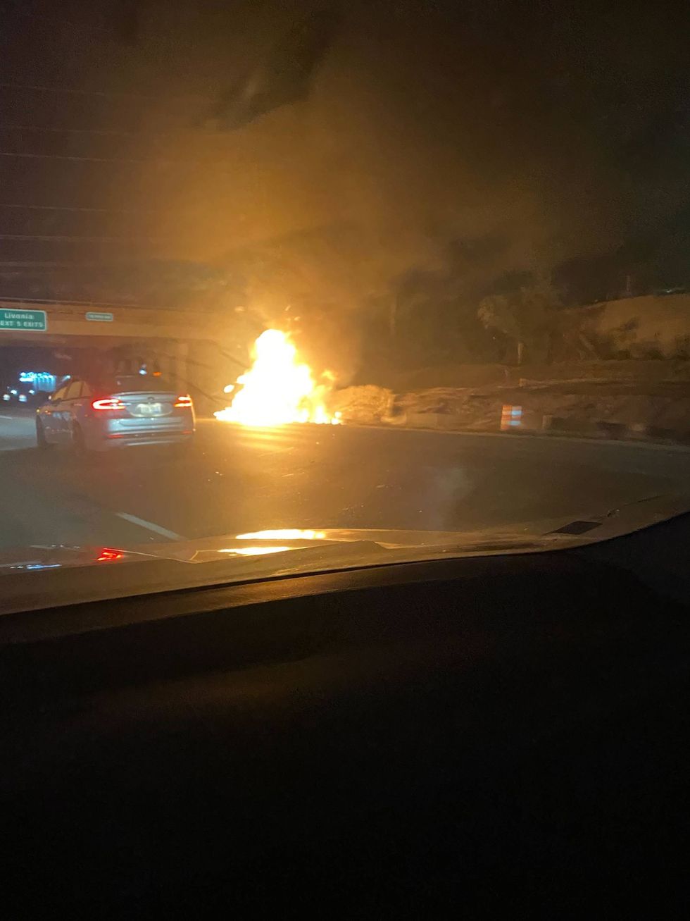 Vehicle fire on I-275