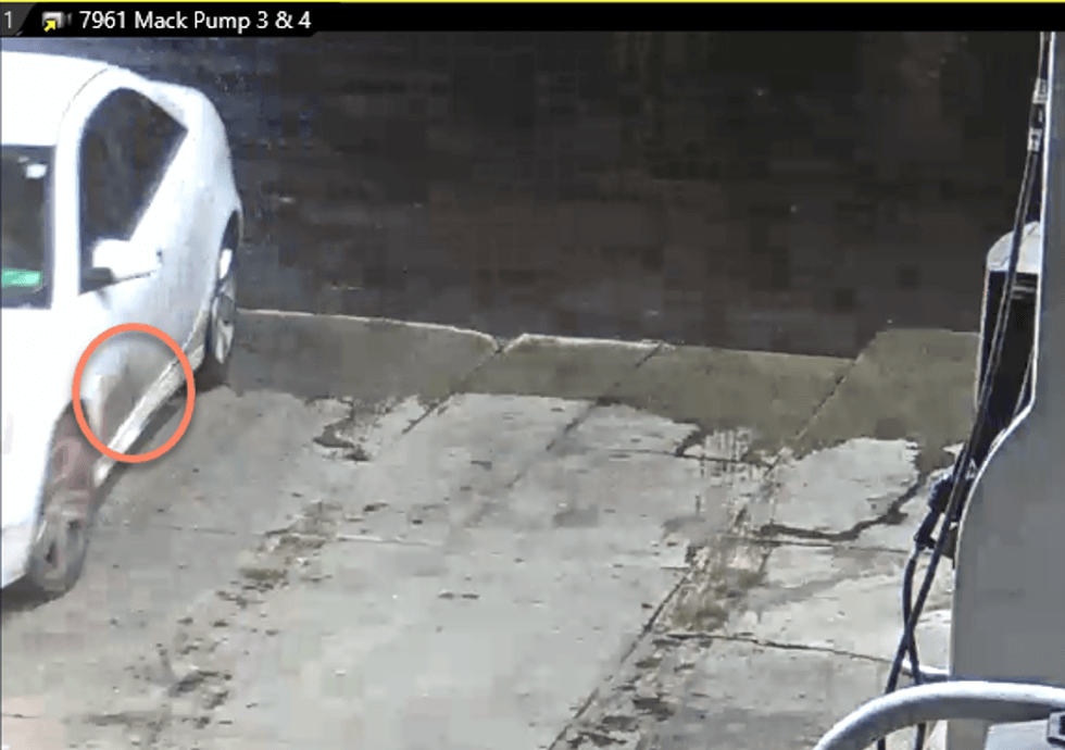 Vehicle involved in fake police robbery