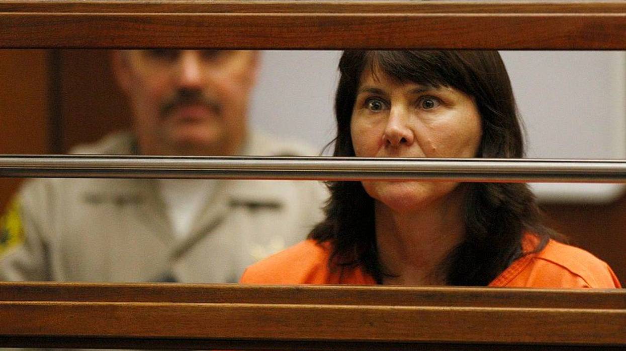 Veteran LAPD detective Stephanie Lazarus, 49, appears at the Criminal Justice Center for her arraignment on murder charges June 9, 2009 in Los Angeles, California.