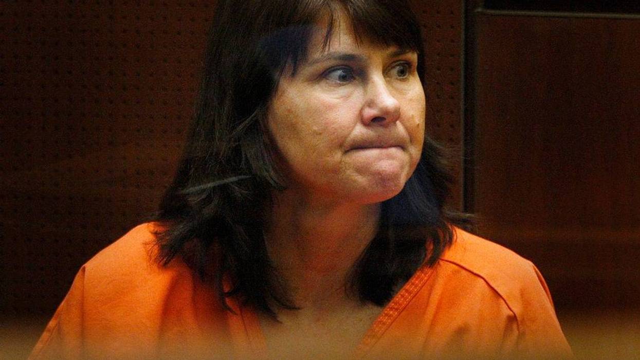 Veteran LAPD detective Stephanie Lazarus, 49, appears at the Criminal Justice Center for her arraignment on murder charges June 9, 2009 in Los Angeles, California.