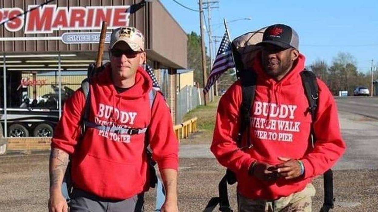 Veterans walk coast to coast.