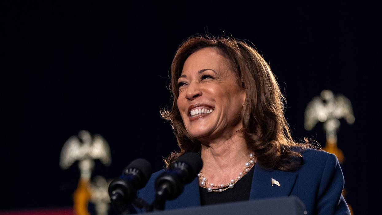 Vice President Kamala Harris speaks at a her first campaign rally in Milwaukee, Wisconsin, on July 23, 2024.
