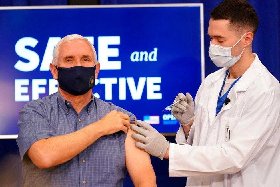Vice-President Gets Vaccinated