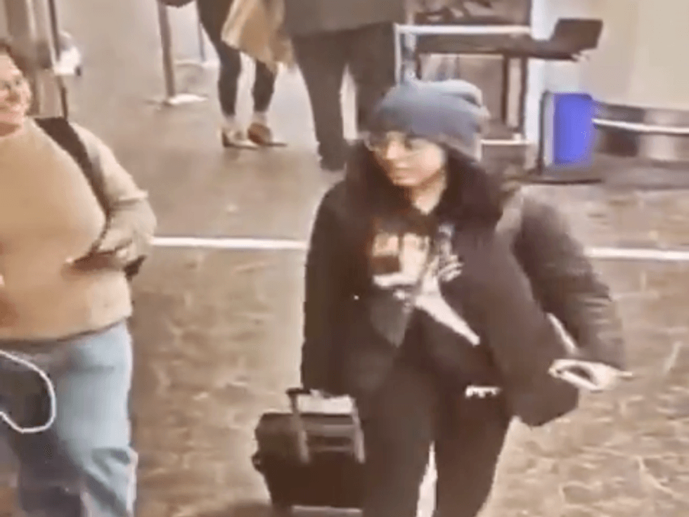 Video appears to show Srinivasan voluntarily leaving the U.S