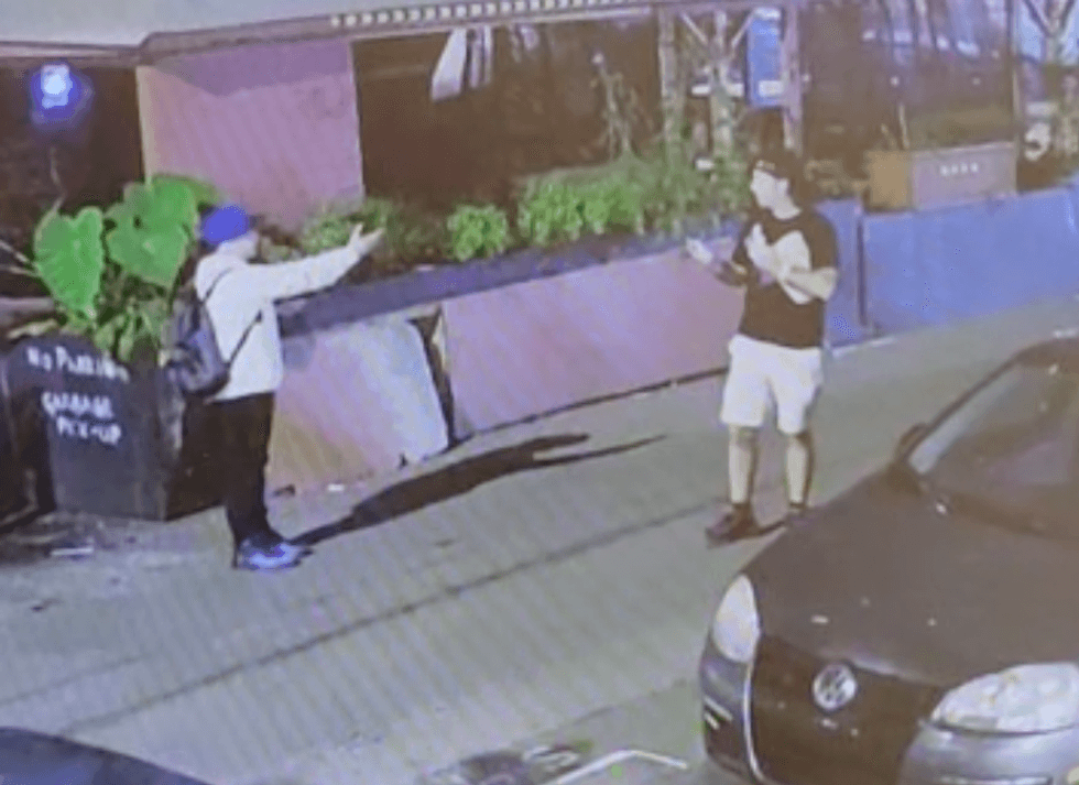 Video appears to show the good Samaritan who confronted the vandal