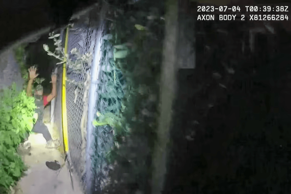 Video from police officer Ryan Howell