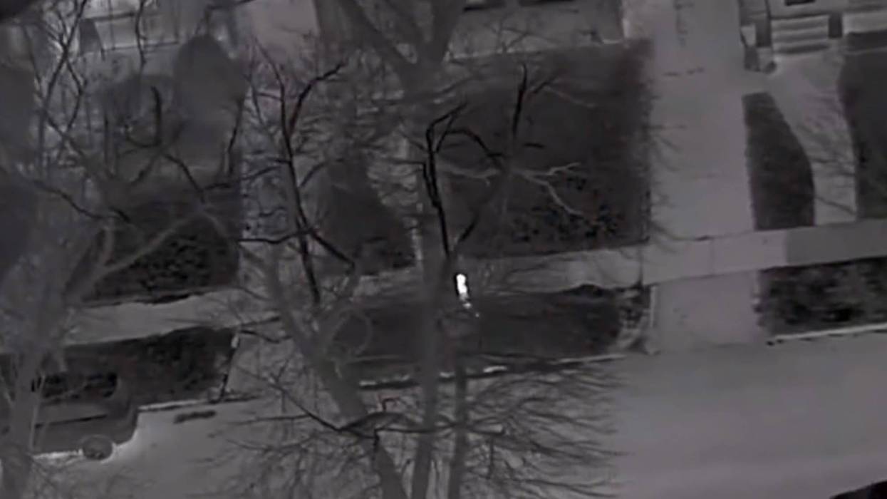 Video from Trooper 6 showing child against tree