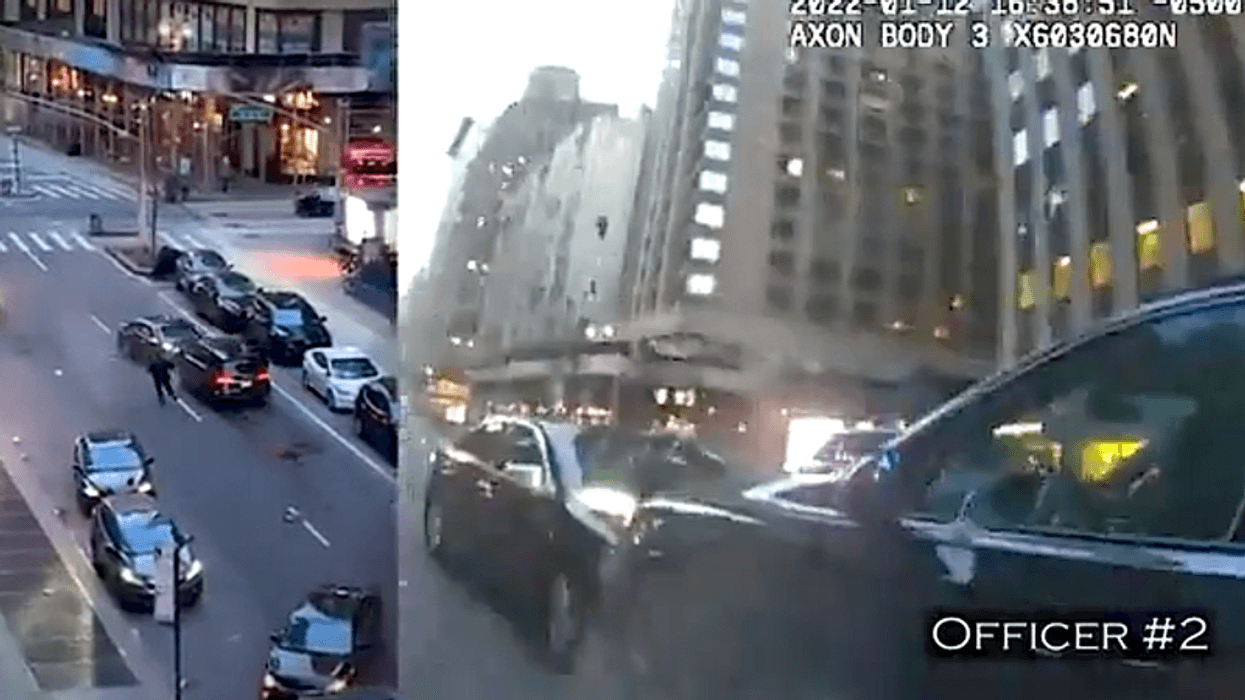Video shows a carjacking in midtown Manhattan in January. Carjackings have increased 356% in the city in four years