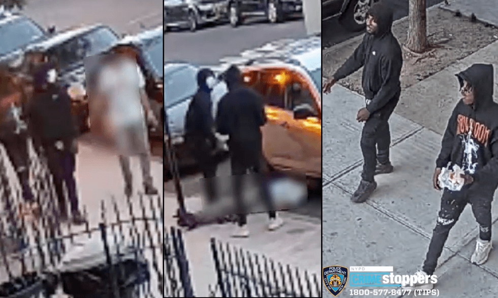 Video shows the 61-year-old victim walking outside of his home in Bedford-Stuyvesant on May 25 when two men fatally punch and rob him
