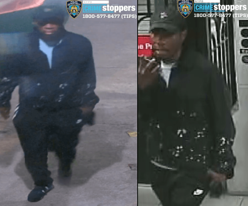 Video shows the suspect on a sidewalk and at the 125th Street station at Lexington Avenue