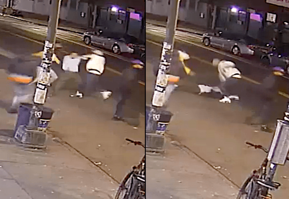 Video shows the victim falling to the pavement as he