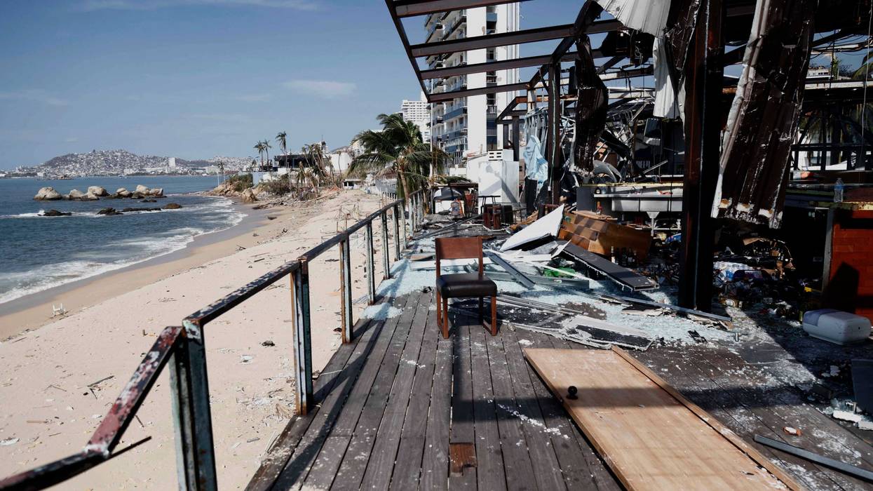 View of damages following the passage of Hurricane Otis in Acapulco, Guerrero State, Mexico, on Oct. 26, 2023.