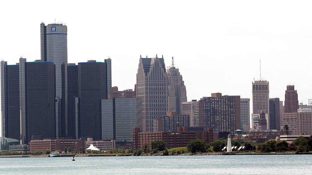 View of Detroit skyline