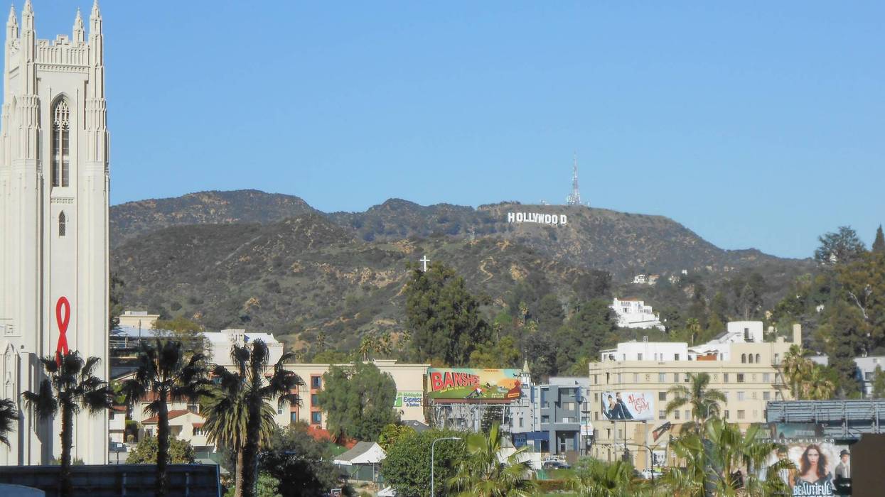 View of Hollywood in Los Angeles California