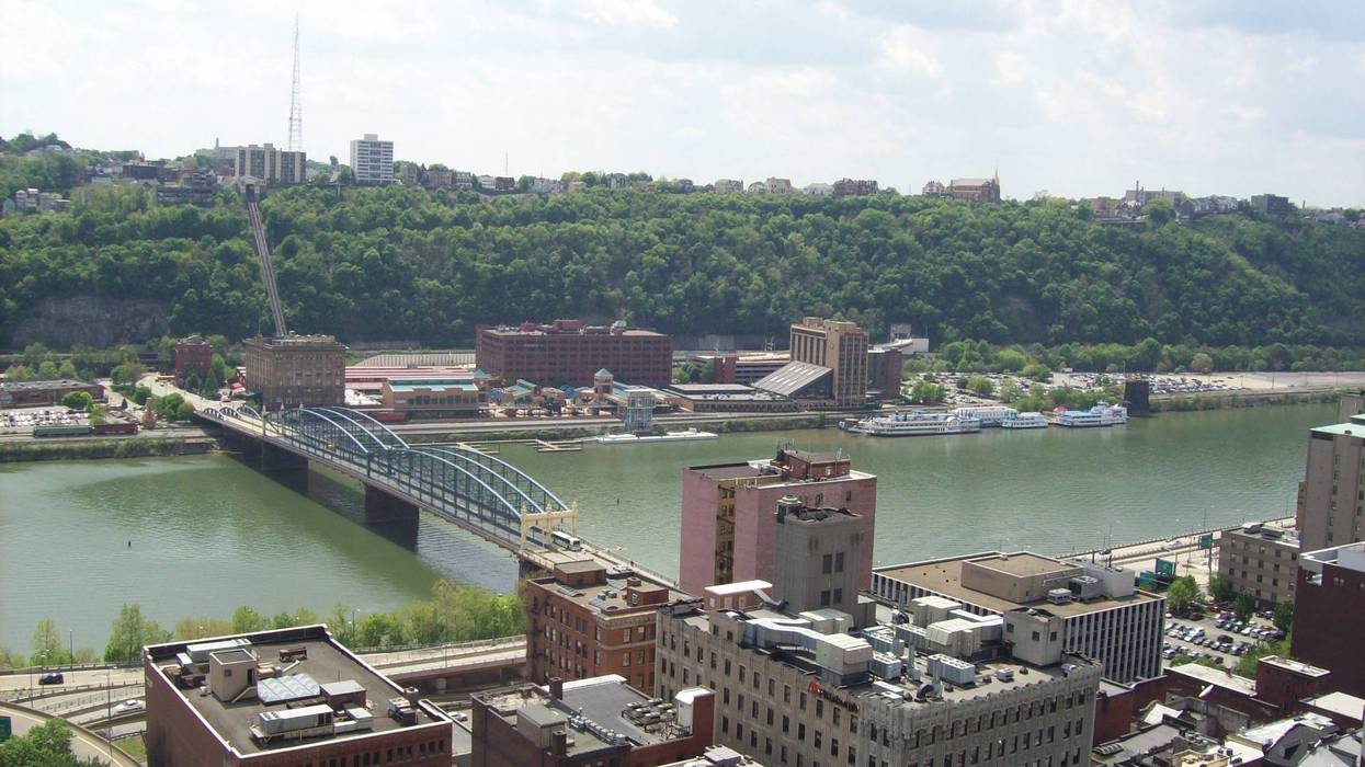 View of Station Square from Downtown Pittsburgh