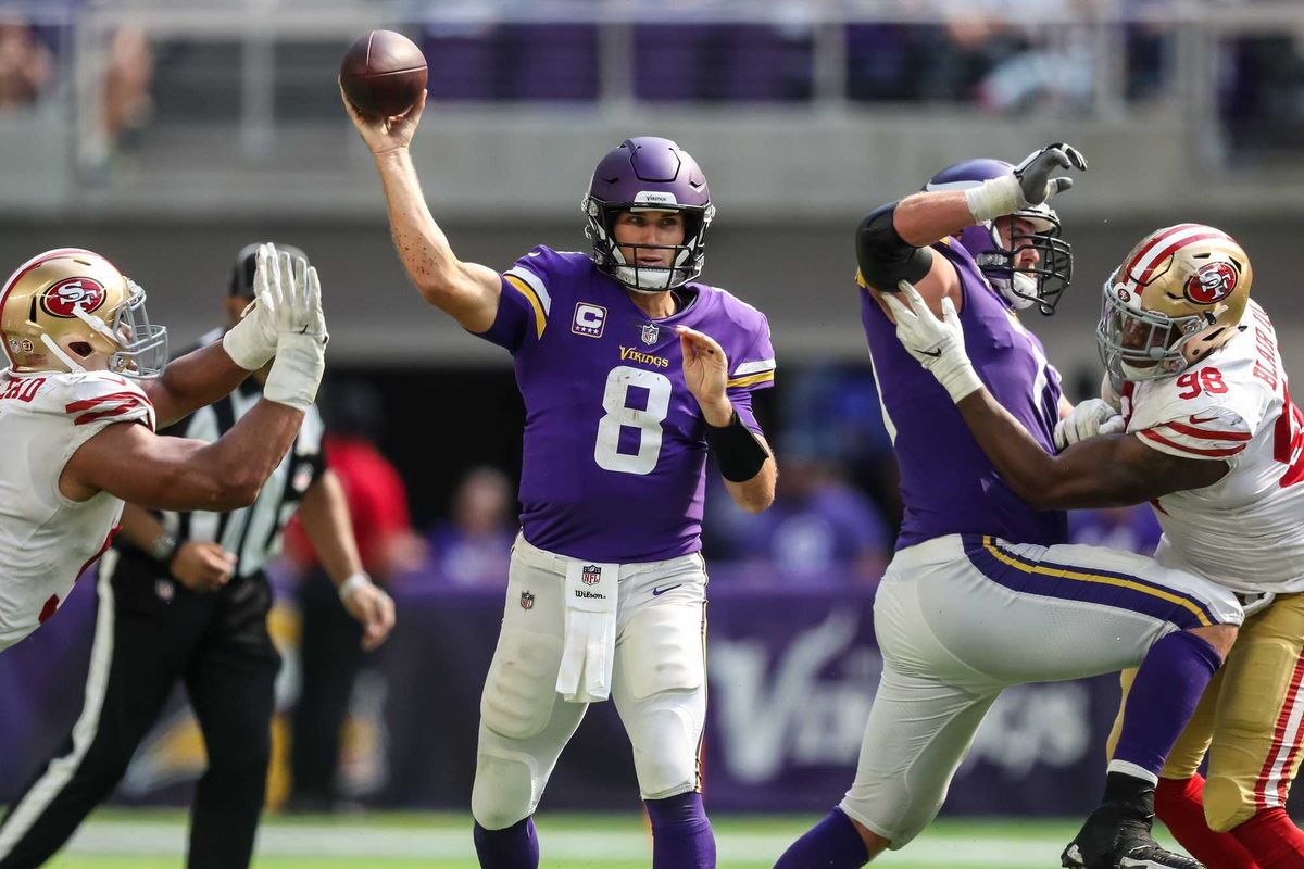 Vikings at San Francisco, Kirk Cousins