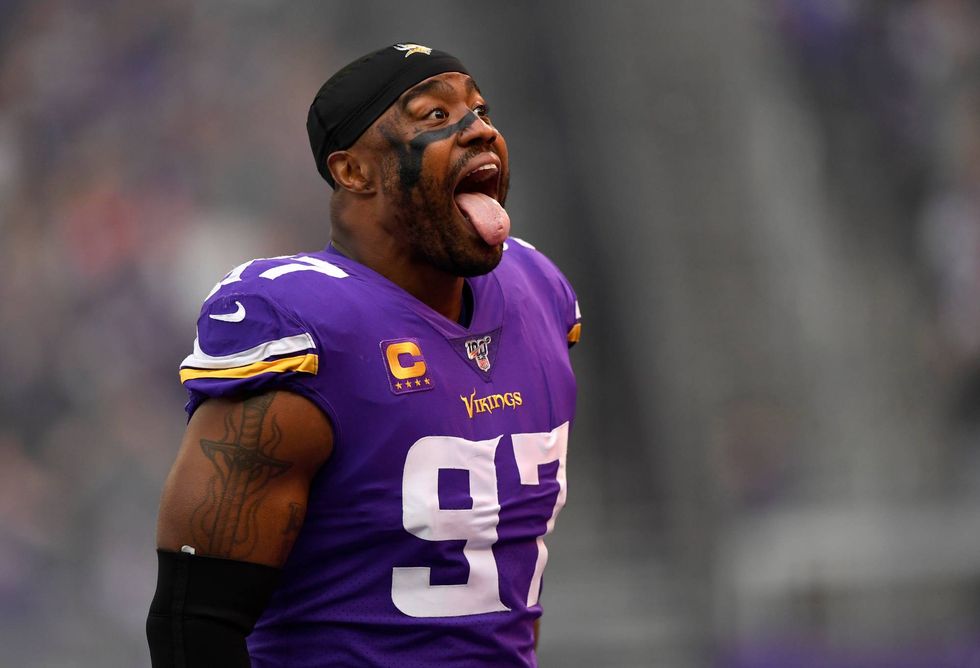 Vikings DE Everson Griffen gets amped up