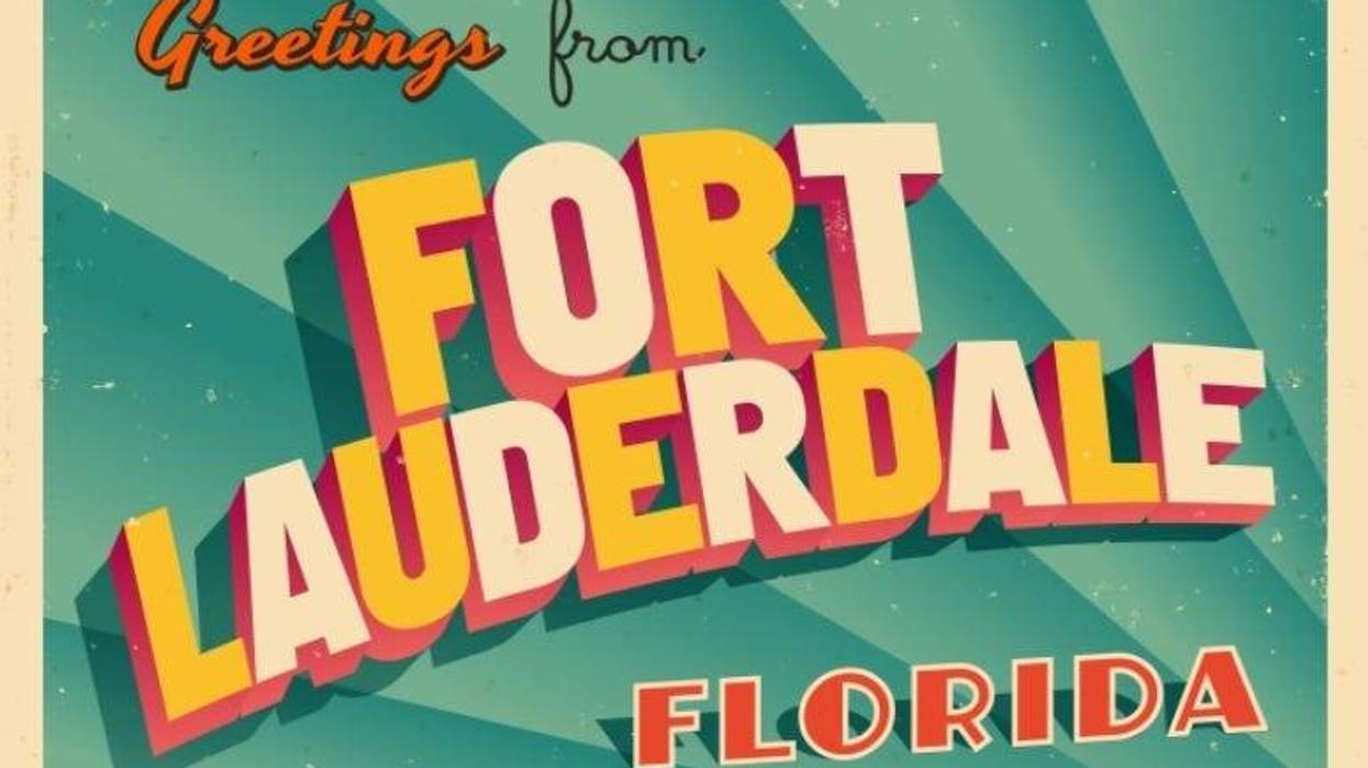 Vintage Touristic Greeting Card From Fort Lauderdale, Florida