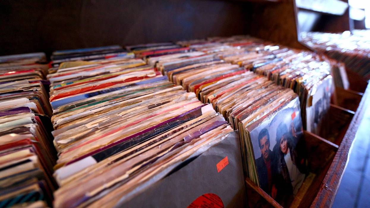 vinyl records