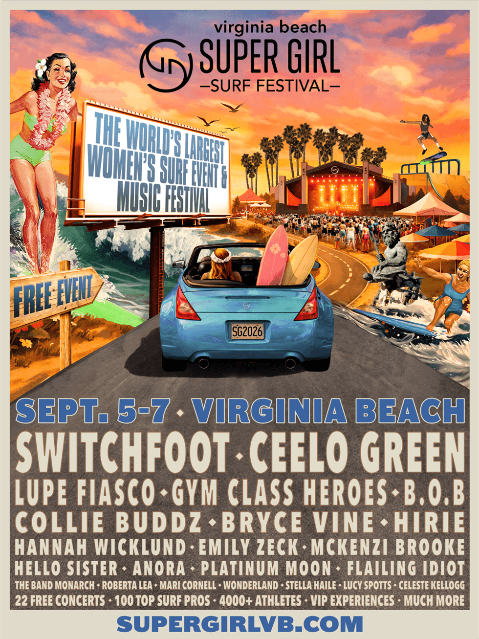 Virginia Beach Super Girl Surf Festival