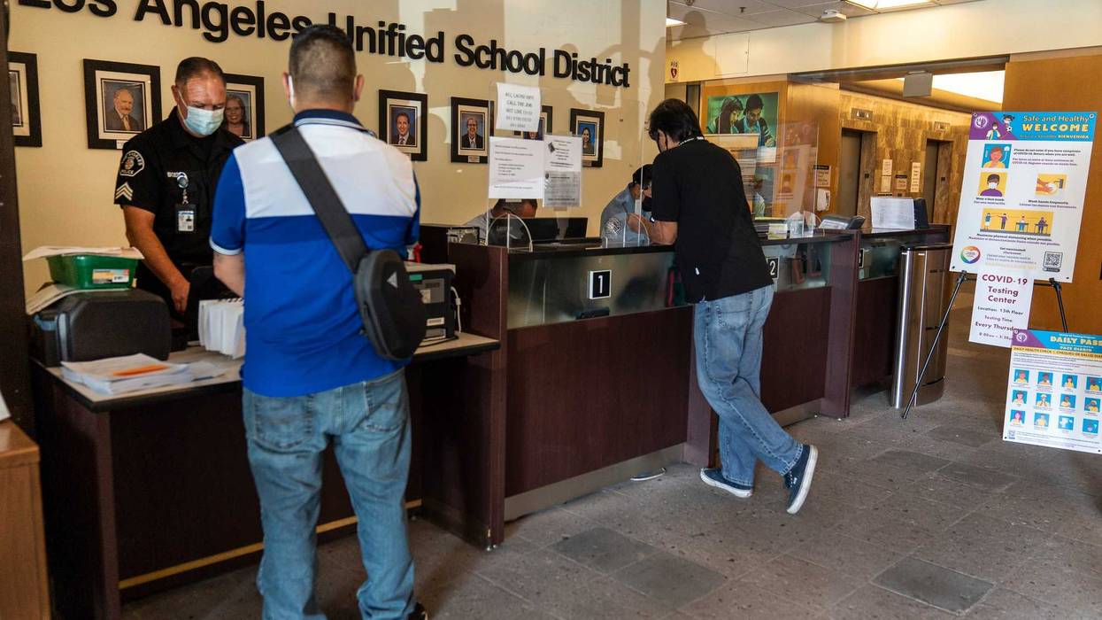 Virus Outbreak Los Angeles Schools