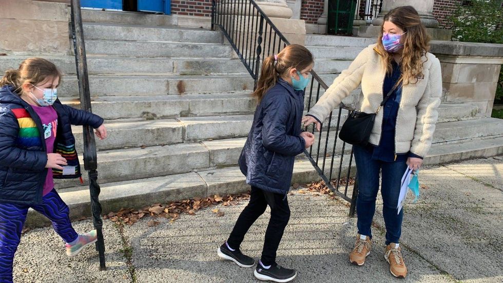 Visitors at the city