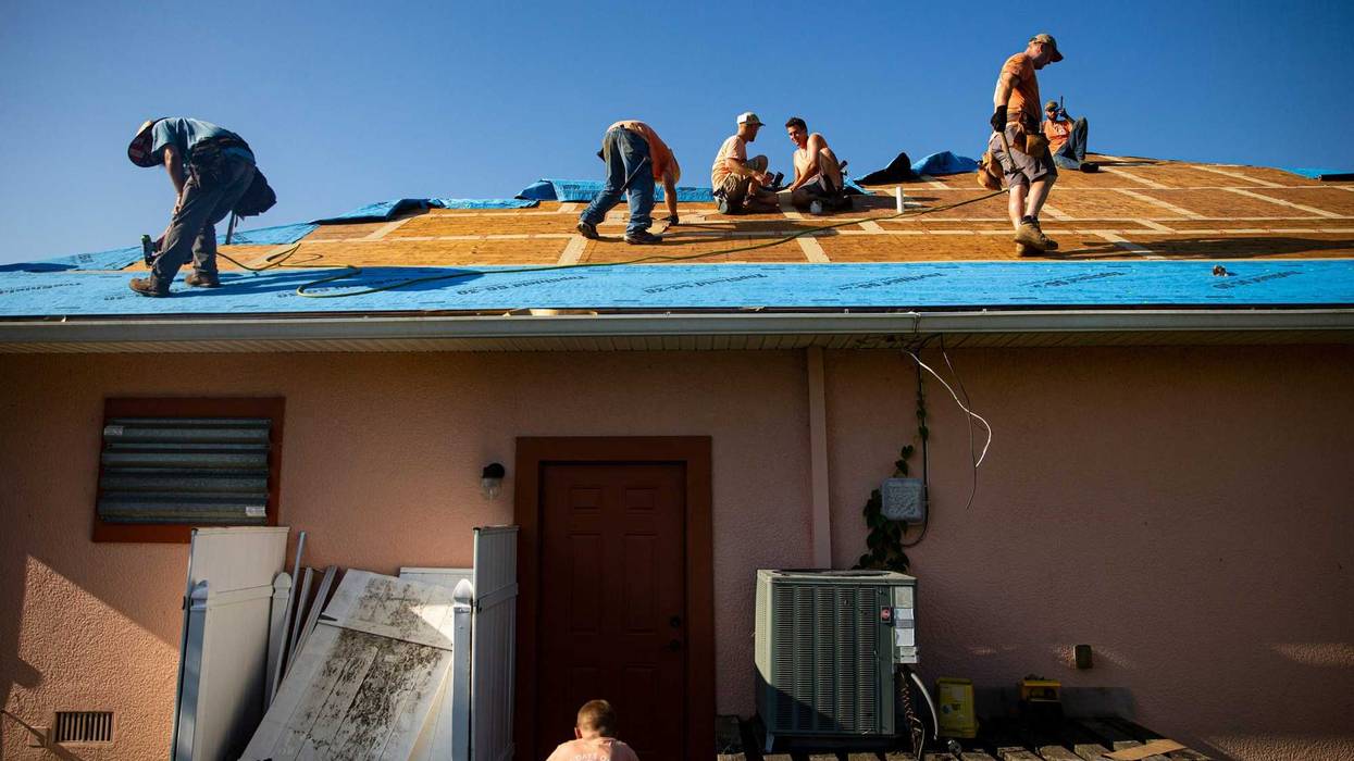 Volunteers with Eight Days of Hope