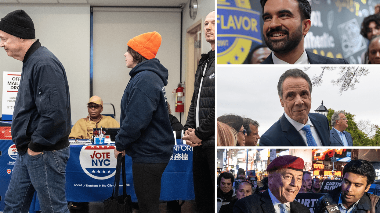 Voters are hitting the polls Tuesday as Zohran Mamdani, Andrew Cuomo and Curtis Sliwa vie to be mayor