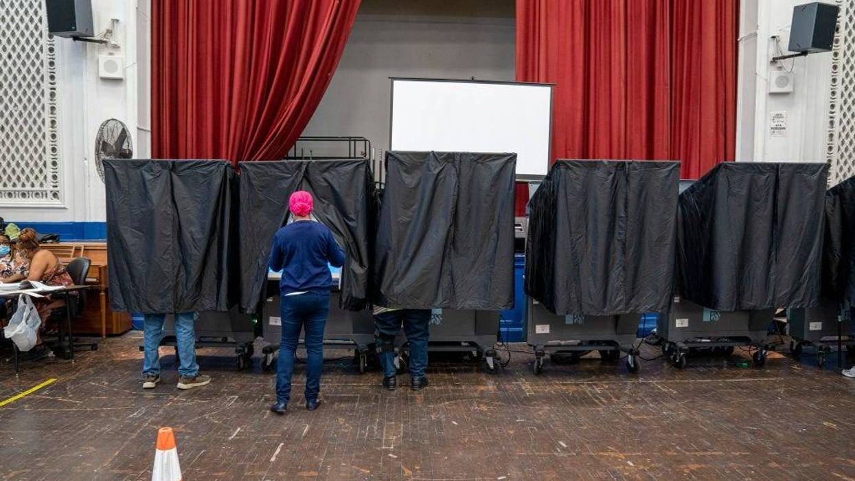 Voters cast ballots in primary elections on June 2, 2020 in Philadelphia, Pennsylvania.