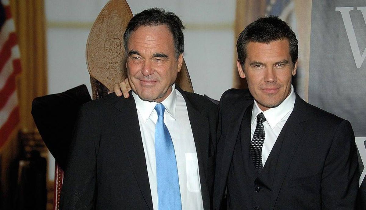 'W.' director Oliver Stone and star Josh Brolin