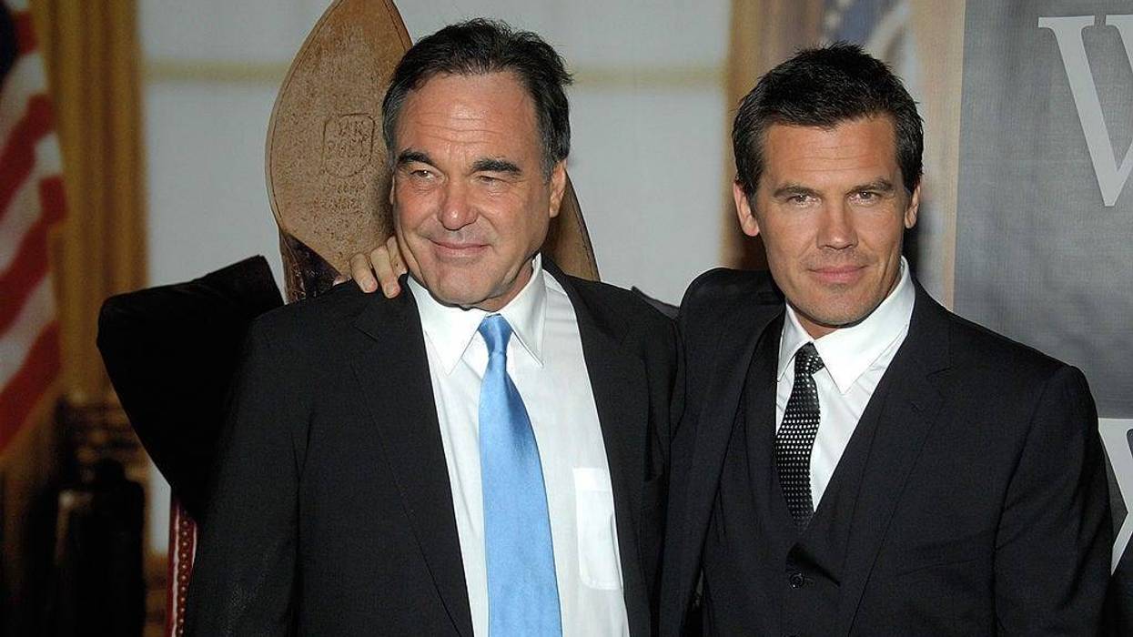 'W.' director Oliver Stone and star Josh Brolin