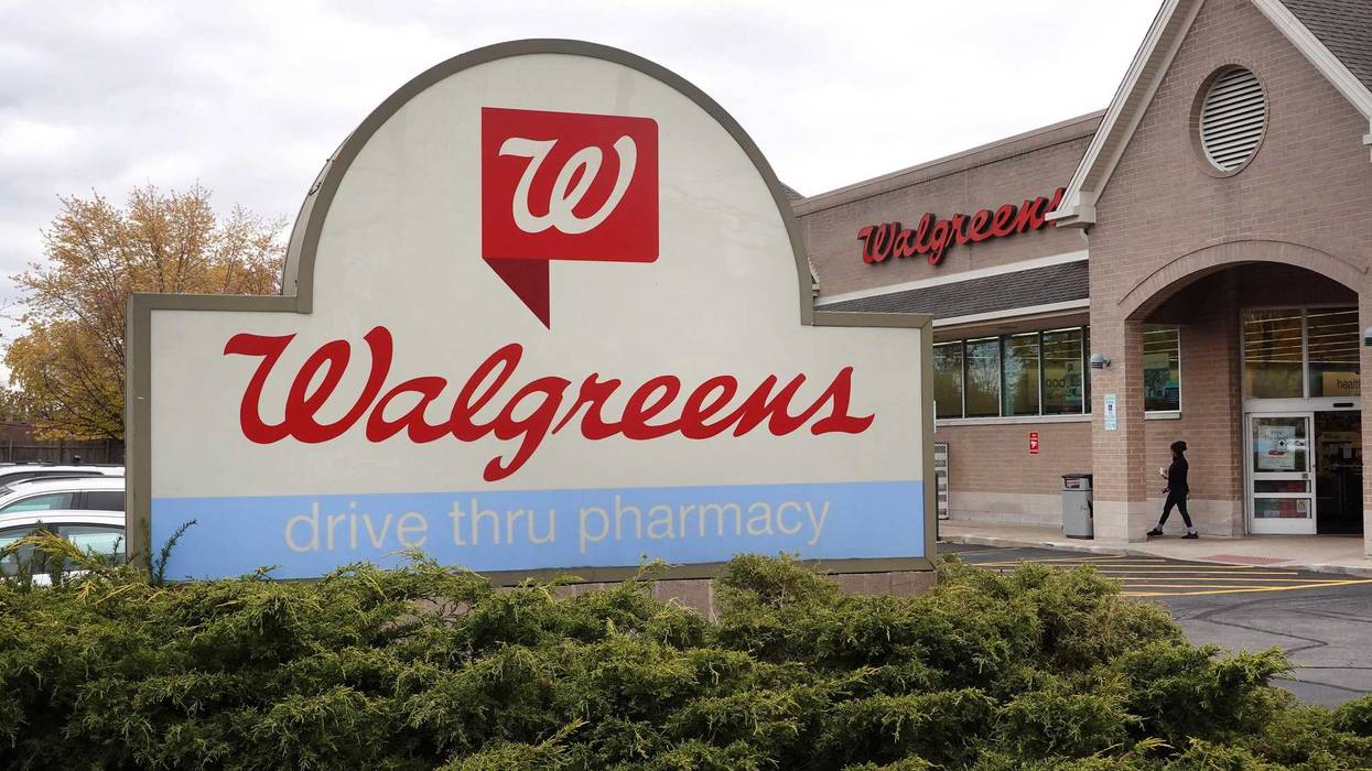 Walgreens store sign