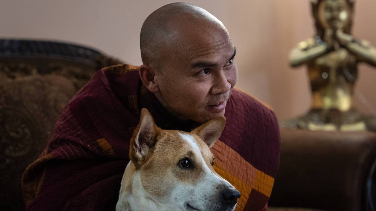 Walk for Peace Buddhist Monk