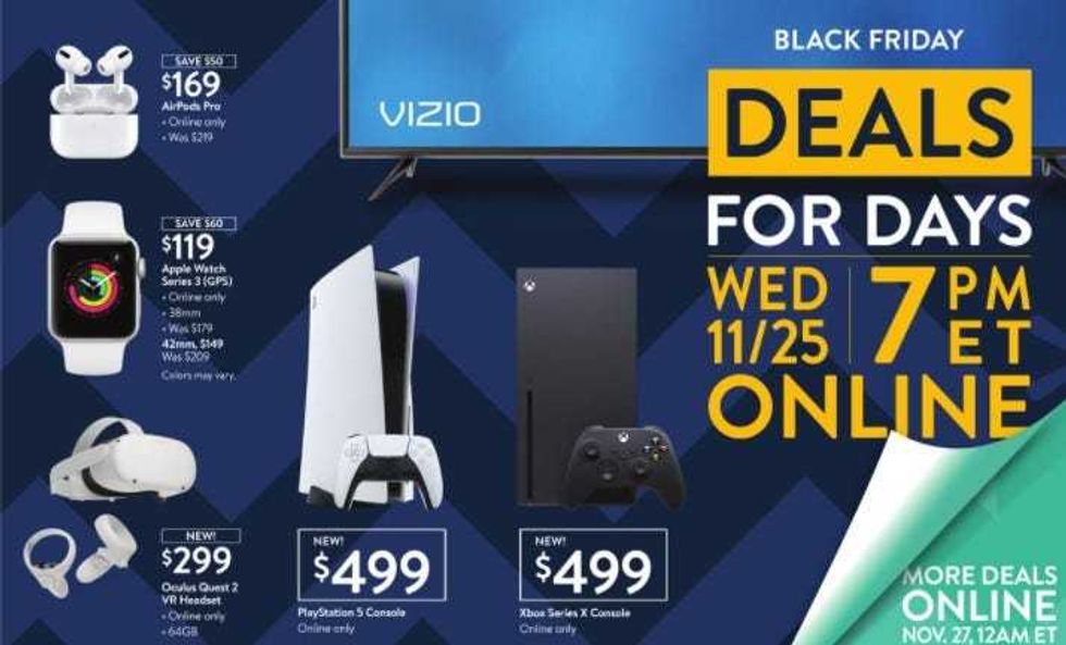 Walmart's biggest 2020 Black Friday sale starts Wednesday with deals on electronics, toys & more [SEE THE LIST]
