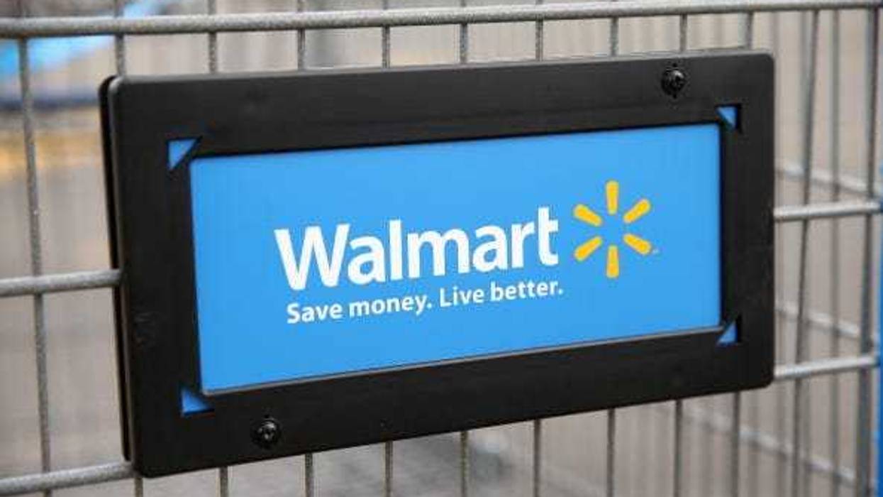 Walmart logo.