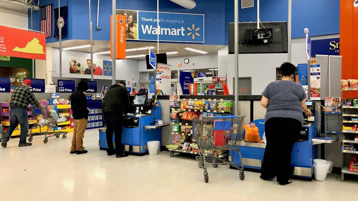 Walmart self checkout