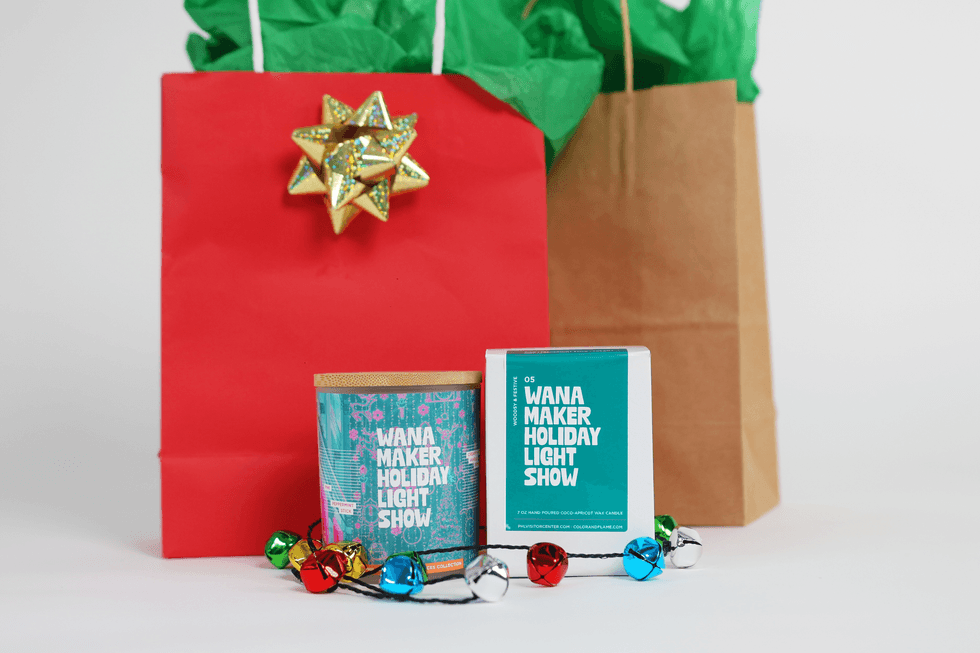 Wanamaker Holiday Light Show candle