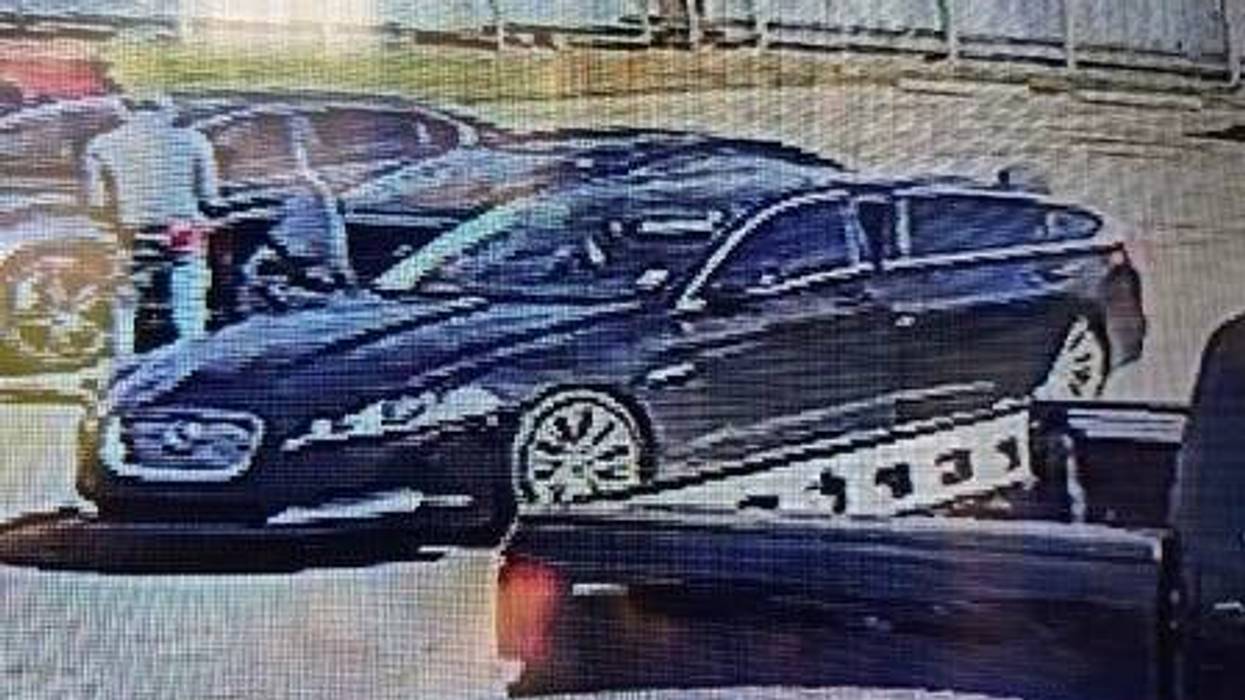 Wanted car burglars motoring around in a stolen Jaguar!
