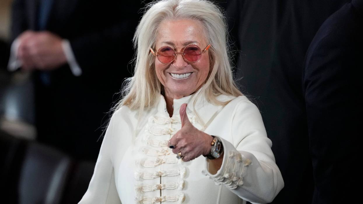 WASHINGTON, DC - JANUARY 20: Republican political donor Miriam Adelson attends the inauguration of President Donald Trump at the U.S. Capitol Rotunda on January 20, 2025 in Washington, DC. Donald Trump takes office for his second term as the 47th president of the United States. (Photo by Julia Demaree Nikhinson - Pool/Getty Images)
