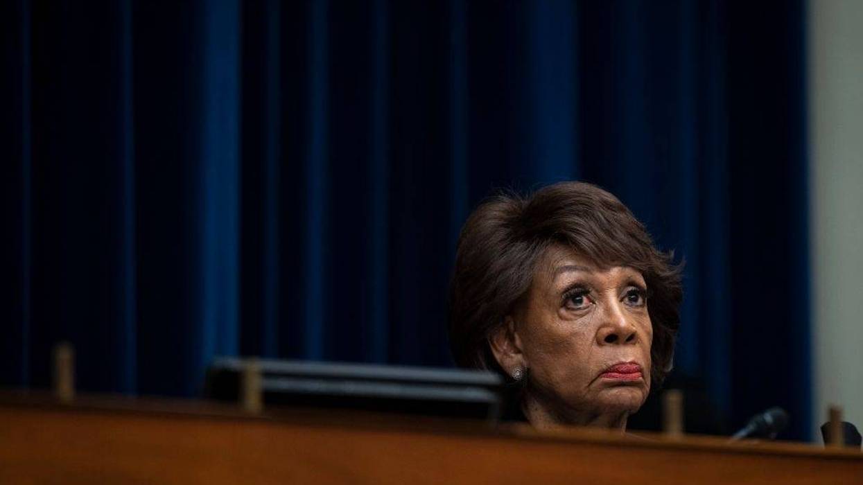 WASHINGTON, DC - JULY 1: Rep. Maxine Waters (D-CA) attends a Select Subcommittee on the Coronavirus Crisis hearing about how to counter vaccine hesitancy, on Capitol Hill July 1, 2021 in Washington, DC. According to the committee, a recent survey shows that up to 20 percent of Americans continue to say they will refuse the vaccine or are unsure about the vaccine. (Photo by Drew Angerer/Getty Images