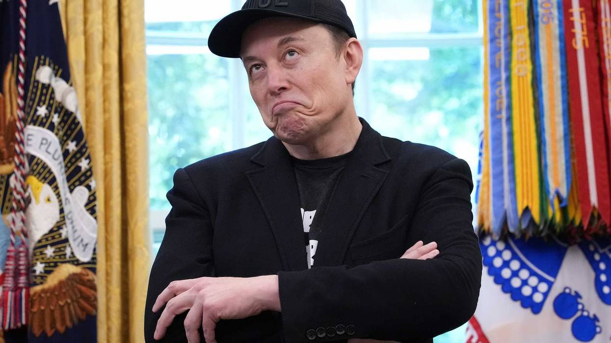 WASHINGTON, DC - MAY 30: Tesla CEO Elon Musk speaks alongside U.S. President Donald Trump to reporters in the Oval Office of the White House on May 30, 2025 in Washington, DC. Musk, who served as an adviser to Trump and led the Department of Government Efficiency, announced he would leave his role in the Trump administration to refocus on his businesses. (Photo by Kevin Dietsch/Getty Images)