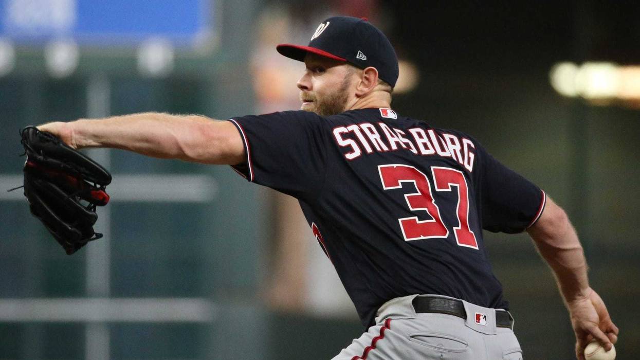 Washington Nationals pitcher Stephen Strasburg