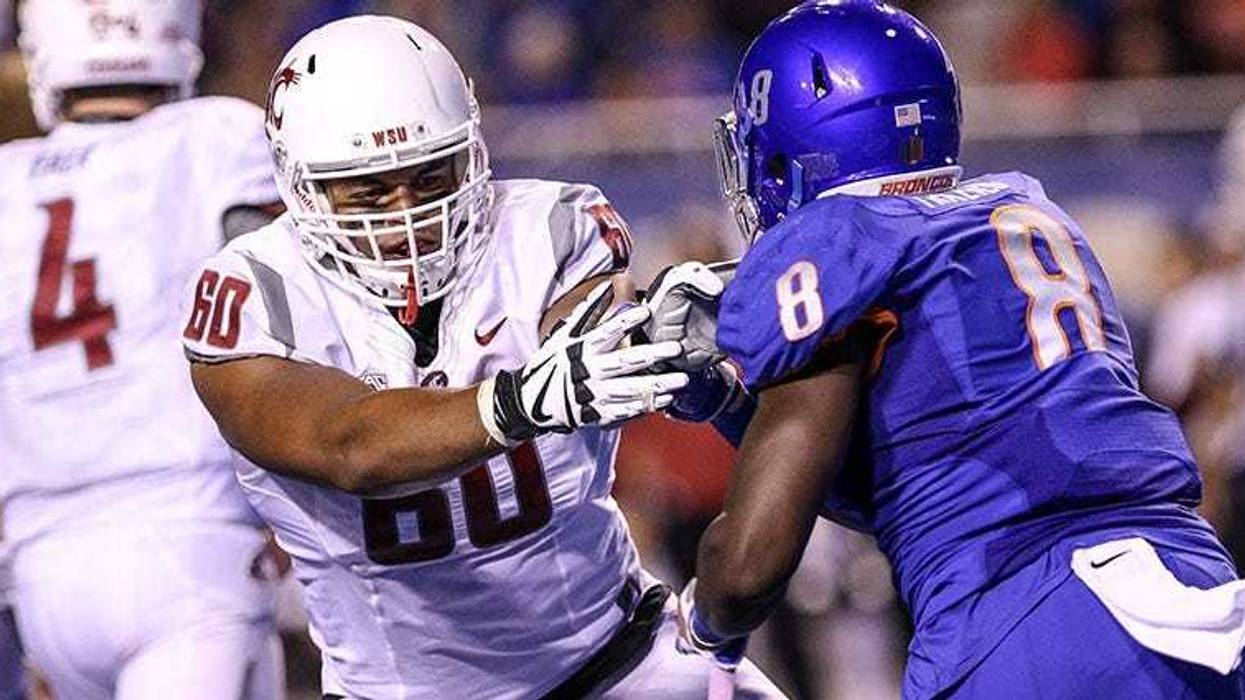 Washington State Cougars offensive tackle Andre Dillard