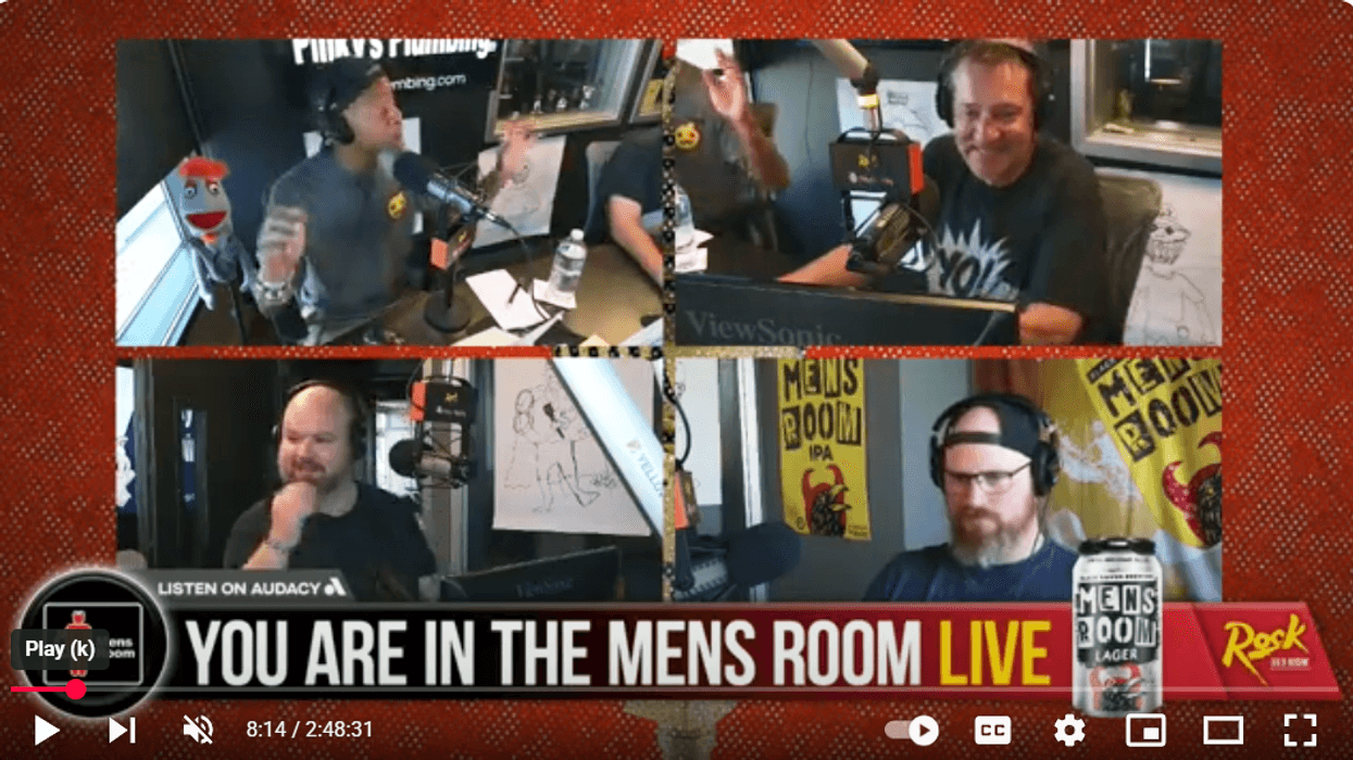 Watch the Mens Room LIVE on Youtube
