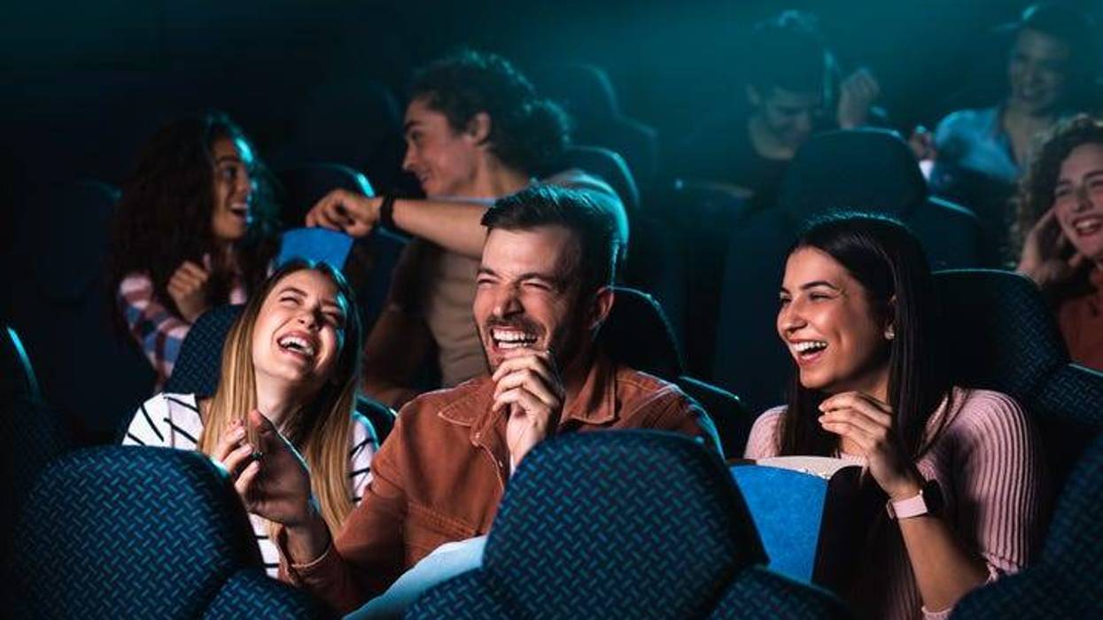 Watching a movie