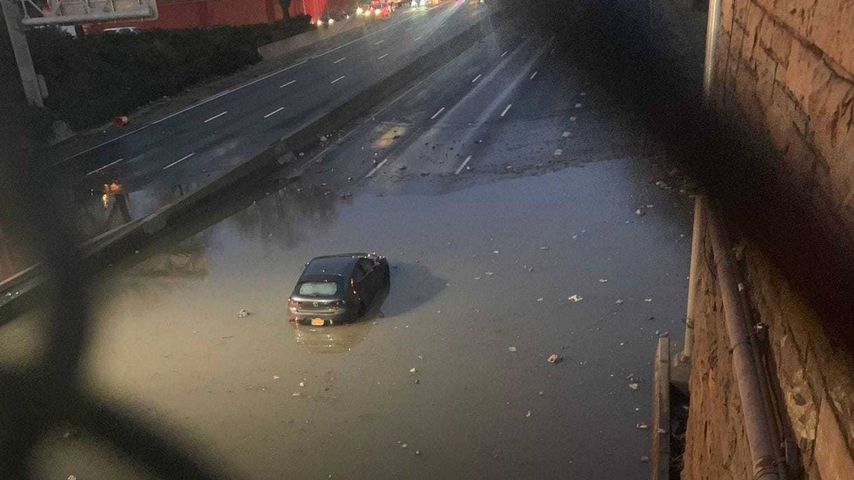 Water main break